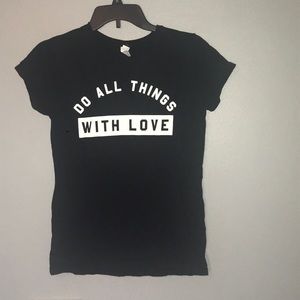 Do all things with love shirt